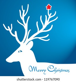 Modern christmas tree background, vector illustration