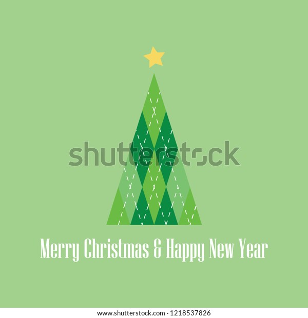 Download Modern Christmas Tree Design Simple Vector Stock Vector Royalty Free 1218537826 PSD Mockup Templates