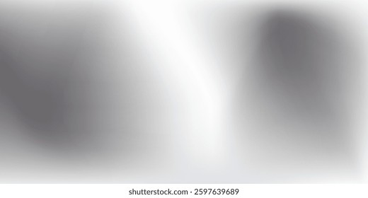 Modern chrome gradient surface with light gloss. Vector aluminum grey sheet with reflection modern simple