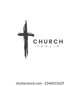 Modelo vectorial del logotipo de la Iglesia moderna