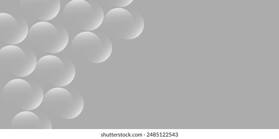 Moderner Kreis abstrakter Verlauf dunkelmarineblauer Banner Hintergrund. Blaue Linie mit weißer Architektur futuristischer Hintergrund Minimalkonzept Vektorillustration Subtiles Design