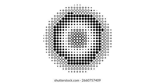 modern circle dot background illustration  vector eps 10