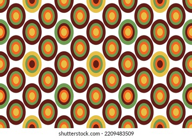 Modern Circle dot Shapes It is a pattern created by combining geometric shapes. Create beautiful fabric patterns. Design for print. Using in the fashion industry.