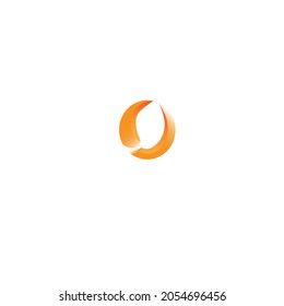 Modern Circle fire logo or icon design. Vector illustration