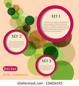 Modern circle illustration for work flow layout, diagram, number options, web design, infographics, business brochure.