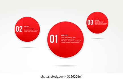 Modern circle infographic. Eps10