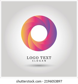 Modern Circle Logo. Icon and Symbol Template