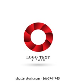 Modern Circle Logo. Symbol & Icon Vector Template.