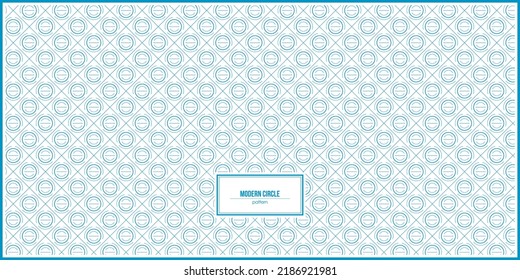 modern circle pattern with blue sky dominant color
