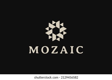 modern circle shape business logo design template.