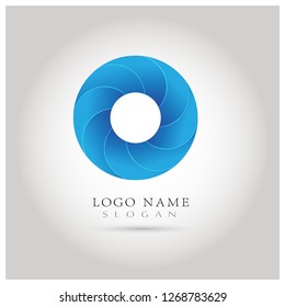 Modern Circle & Sphere Logo. Symbol & Icon Vector Template