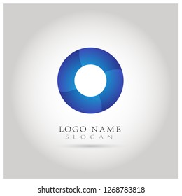 Modern Circle & Sphere Logo. Symbol & Icon Vector Template
