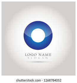 Modern Circle & Sphere Logo. Symbol & Icon Vector Template