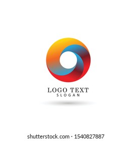 Modern Circle & Sphere Logo. Symbol & Icon Vector Template.