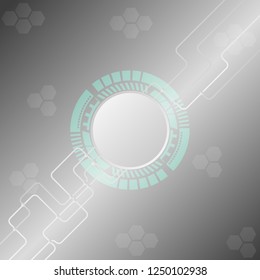 Modern circle technnology background, eps10