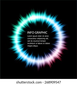 modern circle text box template for website computer graphic and internet, pink background. Brochure. text box. banner. card.