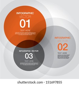 Modern circle vector illustration.