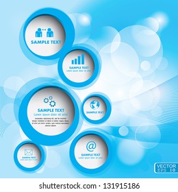 Modern circle Vector illustration. can be used for workflow layout, diagram, number options, web design, infographics, business brochure.
