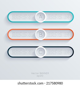Modern circle Vector illustration. can be used for workflow layout, diagram, number options, web design, infographics, business brochure.