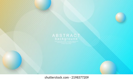 Modern circles background with gradient style