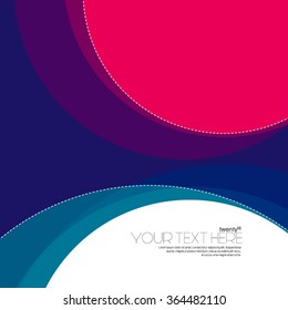 Modern Circles Design Background