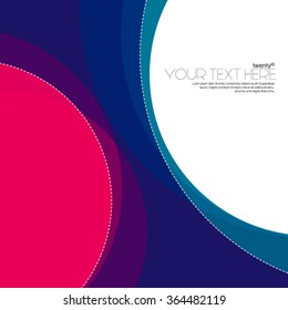 Modern Circles Design Background