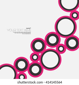Modern Circles Layout/Design Cover Background