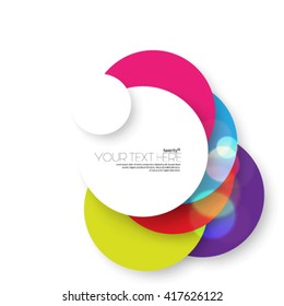 Modern Circles Layout/Design Cover Background