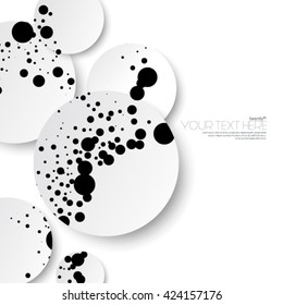 Modern Circles Layout/Design Cover Background