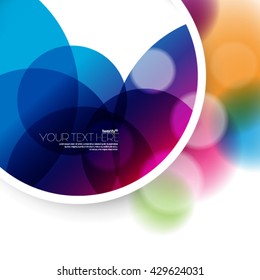 Modern Circles Layout/Design Cover Background