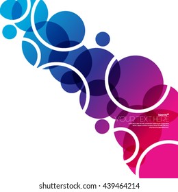 Modern Circles Layout/Design Cover Background