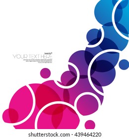 Modern Circles Layout/Design Cover Background