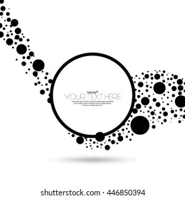 Modern Circles Layout/Design Cover Background