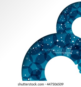 Modern Circles Layout/Design Cover Background