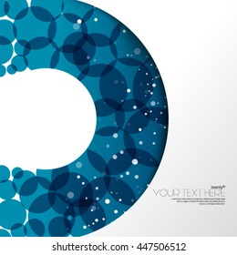 Modern Circles Layout/Design Cover Background