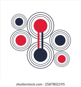 Modern circles logo icon design