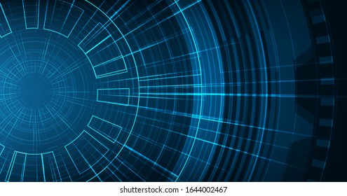 Modern Circuit Microchip on Technology Background,Hi-tech Digital and security Concept design,Free Space For text in put,Vector illustration.