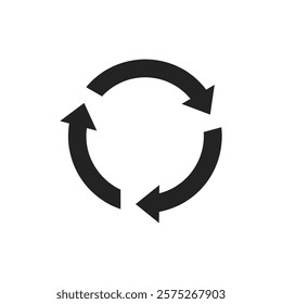 A modern circular arrow icon designed to symbolize refresh or reload actions, perfect for UIUX design and applications to indicate updating processes or refreshing content seamlessly