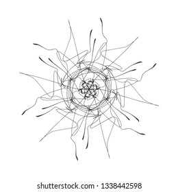 Modern Circular decorative pattern - vector