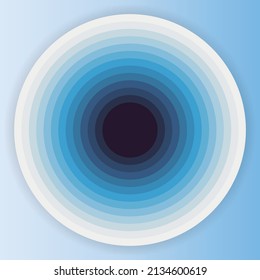 Modern Circular Illustration Background, Vector, Smartphone, Web Page eps10
