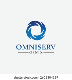 Modern Circular Swirl Logo Design – Business Branding Template
