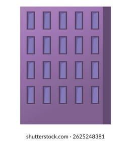 Modern city building standing tall, showcasing the architectural design of urban living