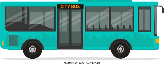 Modern city bus vector illustration design