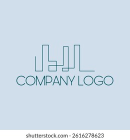 Modern City company concept logo design