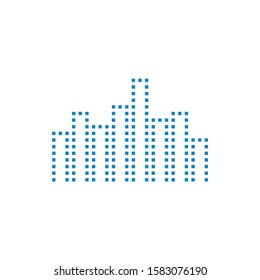 Modern City Design Vector Template, Real estate Concept, Emblem, Design Concept, Creative Symbol