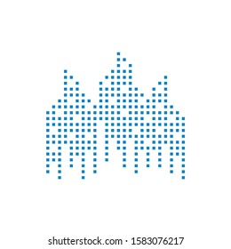 Modern City Design Vector Template, Real estate Concept, Emblem, Design Concept, Creative Symbol