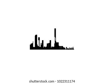  modern city icon