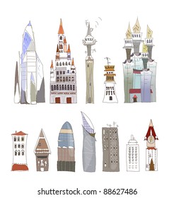 modern city icons