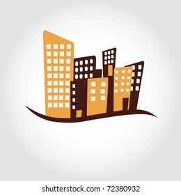 Modern city illustration