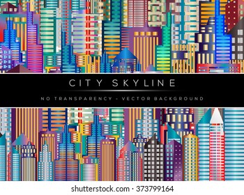 Modern city life abstract backgrounds, banners